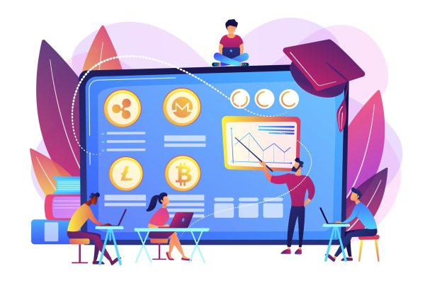 financial-literacy-education-e-business-school-cryptocurrency-trading-courses-crypto-trade-academy-learn-how-trade-cryptocurrency-concept_335657-72