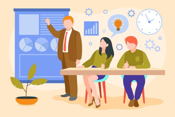 illustrated-people-business-training_23-2148932480